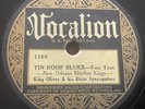 KING OLIVER  Tin Roof Blues / West End Blues Vocalion 1189 US-1928 10