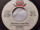 CANADA  Ex to NM- CHEMISE She Can't Love You 1982 MODERN FUNK SOUL BOOGIE 45