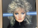 BONNIE TYLER FASTER THAN THE SPEED OF NIGHT LIMITED RED VINYL w SIGNED PRINT