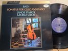 Mercury SRI 75104 (SR 90480) JANOS STARKER JS Bach Cello Sonatas SEBOK 1976 NM