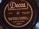 Decca 12220 Paddy Killoran  FIDDLE Irish  E+  78 rpm