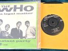 The Who: A Legal Matter/Instant Party 45 Brunswick/Denmark w/picture sleeve G+