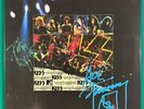 Kiss Unplugged Lp Vinyl Record Signed By Peter Criss  And Ace Frehley