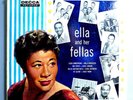 ELLA FITZGERALD ELLA & HER FELLAS RARE ORIG '57 DECCA MONO PINK LABEL PROMO LP