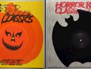 Two HALLOWEEN Shaped Picture Disc Records: Horror Rock Classics Vol. 1 & II 1983