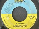 Answers To Love - It Was Real/Try My Love 45 Vinyl Record 1972 Lion 137 Soul