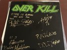 overkill vinyl records Ep AUTOGRAPHED