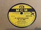 CONNIE FRANCIS :  MY HEART HAS A MIND OF ITS OWN  /  ROBOT MAN.  SA. 78.rpm 1960