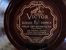 Victor 24494 Cab Calloway Cotton Club Bd HARLEM CAMP MEETING 1933   78 rpm E/EE+