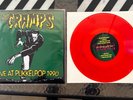 CRAMPS -RARE-LIVE -pukkelpop -1990 - rare - 10 inch pressed factory red -punk