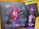 CAST SIGNING DEATH BECOMES HER ORIGINAL BROADWAY REC 2LP VINYL RECORD SET (2025)