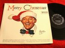 Vintage 1955 1st Press Bing Crosby / Merry Christmas LP Record Decca DL-8128 NM
