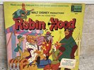 Vinyl Record Disneyland Walt Disney Productions Robin Hood Gatefold Book 3810