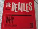 The Beatles-Why/Cry For A Shadow-Picture Sleeve Only