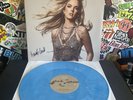 KARLEY SCOTT COLLINS Flight Risk VG++ BLUE VINYL AUTOGRAPHED SIGNED