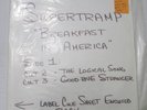 SUPERTRAMP BREAKFAST IN AMERICA  NM/NM TEST PRESSING w CUE VINYL LP L56