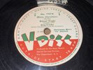 12” V Disc 78 RPM Bing Crosby - White Christmas Silent Night 797 V+