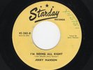 STARDAY CUSTOM TXS Rockabilly JERRY HANSON I'm Doing All Right/Cry #560 M- HEAR