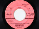 Sweet Soul 45 - Brenda Jones - Just The Two Of Us - Rain Storm - obscure