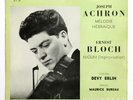 DEVY ERLIH jew violin recital french 1956 Ducretet-Thomson 470 C 038 vinyl EP