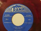 Doo-wop 45  The Crows Gee I Love You So Rama
