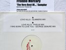 FREDDIE MERCURY -Love Kills Glimmer Mix- Rare UK Promo 12” +Press Release /Vinyl