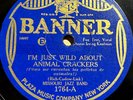 Arthur Hall Missouri Jazz Band - Animal Crackers / Waffles - Banner 78RPM c1926