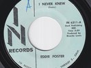 Eddie FOSTER * I Never Knew * 1967 NORTHERN SOUL * 70's REISSUE 45 * Listen