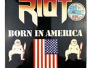 Riot Born In America vinyl record LP German Import 80s Heavy Metal Hard Rock EX