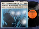 HAROLD LAND WEST COAST BLUES  JAZZLAND OJC 146 STEREO US Vinyl LP