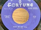 SPYDER TURNER   Ride In My 225. 1964 R&B rocker Soul 45 on FORTUNE. EX