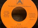 BITTER AND THE SWEET   . 1973 Detroit modern soul 45 on ANYTHING EVERYTHING