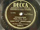 Andrews Sisters Danny Kaye - Bread and Butter Woman / Civilization Bongo DECCA