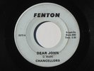 CHANCELLORS Dear John/5 Minus 3 7” 45, 1966 Fenton 2072, Michigan garage rock