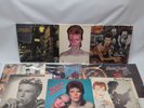Lot(10) David Bowie Vinyl Records Ziggy Diamond Dogs Monsters Alladin Pinups