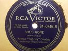ARTHUR BIG BOY CRUDUP She's Gone/I'm In The Mood RCA VICTOR 34-0746 E+ 78 HEAR