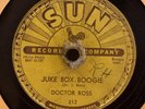 Doctor Ross Sun Records Juke Box Boogie 1950s Rock And Roll 78 RPM Records