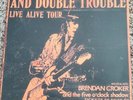 Stevie Ray Vaughan And Double Trouble Live Alive Tour With Brendan Tin VTG Sign