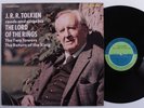 J.R.R. TOLKIEN Reads And Sings His Lord Of The Rings CAEDMON LP VG++ w