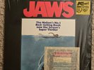 SOUNDTRACK LP JAWS RARE IN SHRINK WITH PATCH 1975 ORIGINAL