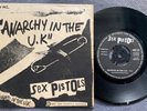 SEX PISTOLS - ANARCHY IN THE U.K. rare FRANCE 1977 / PUNK ROCK / EX