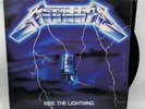Metallica - Ride The Lightning - 1984 US Press Album (VG++) Ultrasonic Clean