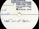 THE SEARCHERS Shoot 'Em Up Baby UK 1-Sided Acetate ‎VG 1969 Merseybeat
