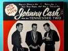 JOHNNY CASH SUN EP TOP HITS 45 RPM 7 IN RECORD PS