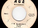FLORIDA GARAGE 45 - THE SPADES - I'M ALRIGHT w/ Orig. 1966 LETTER FROM MANAGER