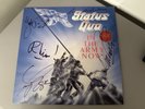 Status Quo BAND SIGNED In The Army Now Vinyl LP Rick Parfitt Francis Rossi