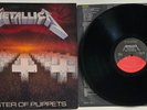 METALLICA MASTER OF PUPPETS 1986 LP Elektra – 9 60439-1 SP Pressing EX