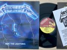 Metallica Ride the Lightning MFN 27 early UK vinyl pressing NM/NM superb + merch