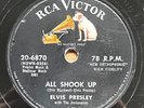 Elvis Presley 78 All Shook Up / That's When Your Heartaches Begin rockabilly