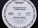 TYRONE DAVIS Get On Up (Disco) COLUMBIA 12